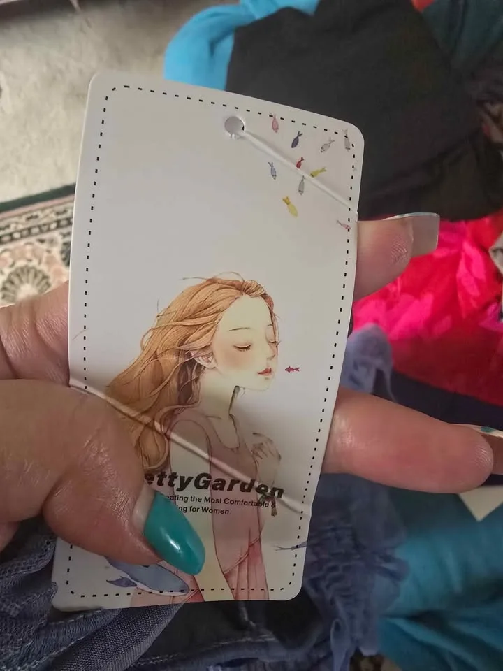 🎃 Brand New Size XL – PrettyGarden Light Blue Tiered Maxi Dress image indicator(5)