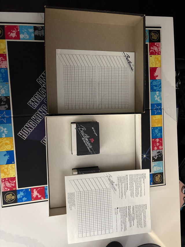 Beatlemania Trivia Game 1984 - photo 2