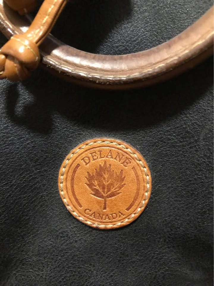 Women’s leather drawstring purse bag image indicator(2)