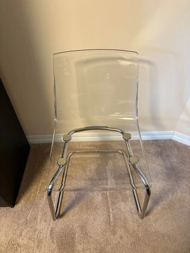IKEA TOBIAS Chair (transparent/chrome plated) image indicator(2)