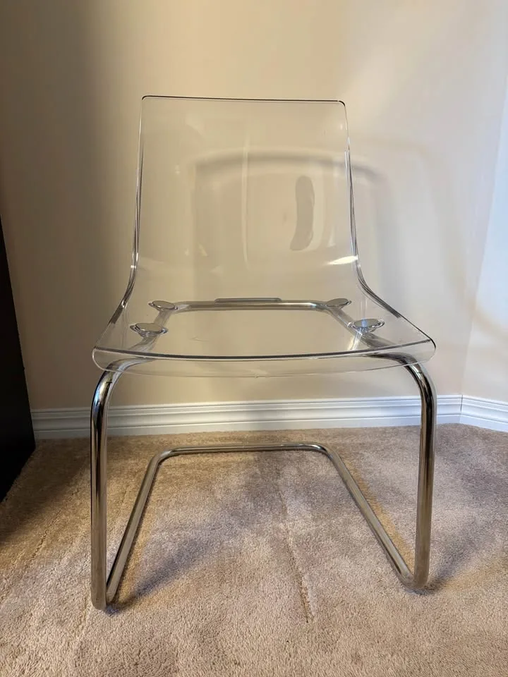 IKEA TOBIAS Chair (transparent/chrome plated) image indicator(3)