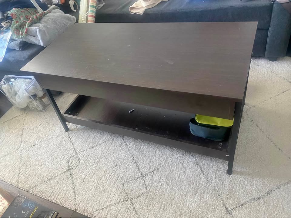 Lift-Top Coffee Table with Storage