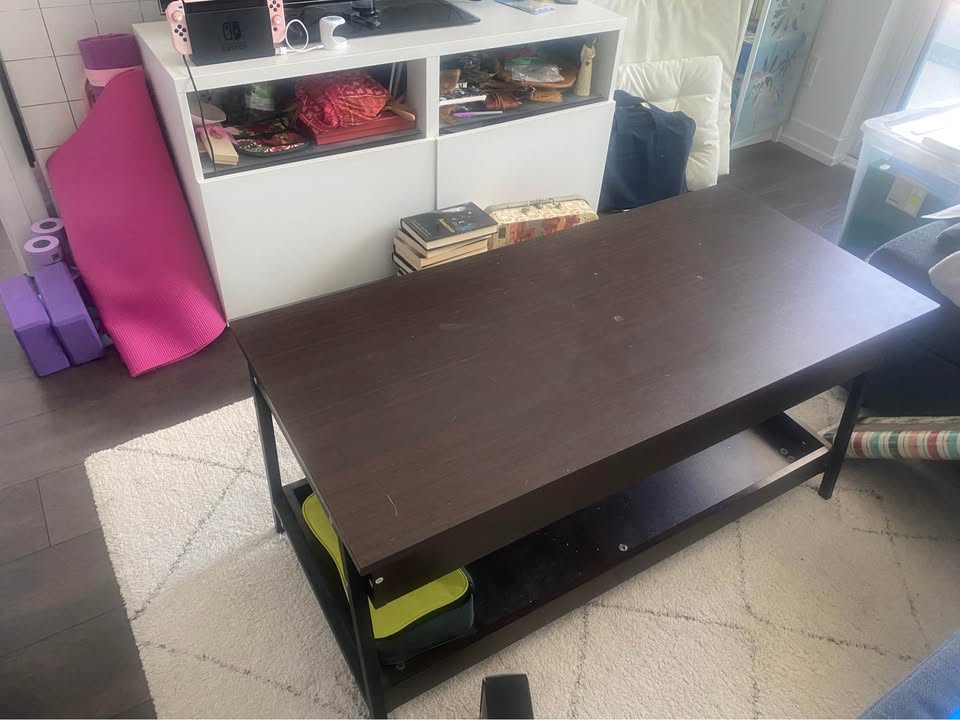 Lift-Top Coffee Table with Storage - photo 4