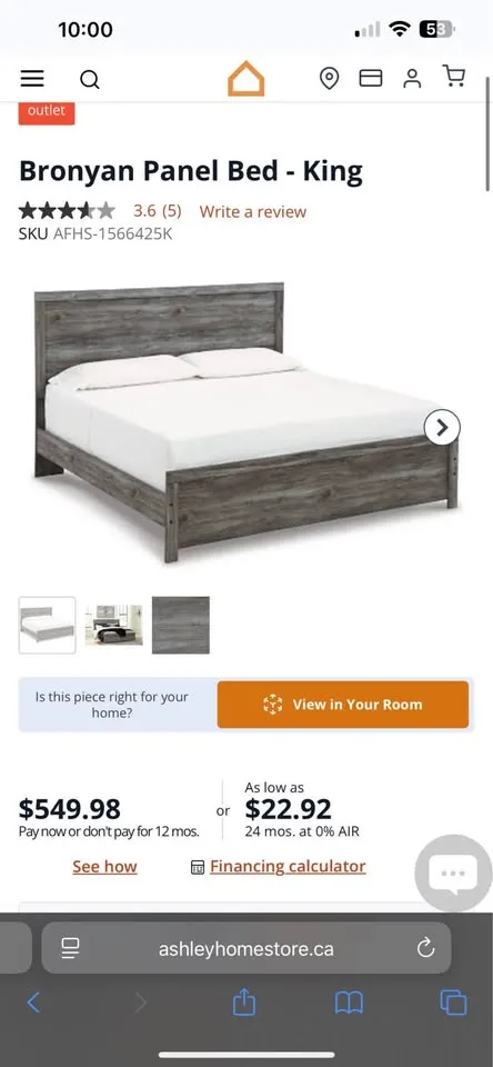 Only King Bed For Sale image indicator(7)