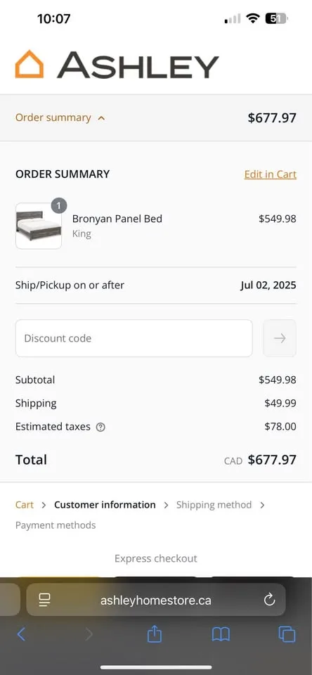 Only King Bed For Sale image indicator(8)