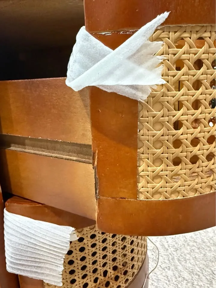 NEW OPEN BOX LITTLE TREE End Table, Rattan Narrow image indicator(7)