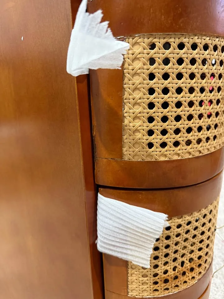 NEW OPEN BOX LITTLE TREE End Table, Rattan Narrow image indicator(8)