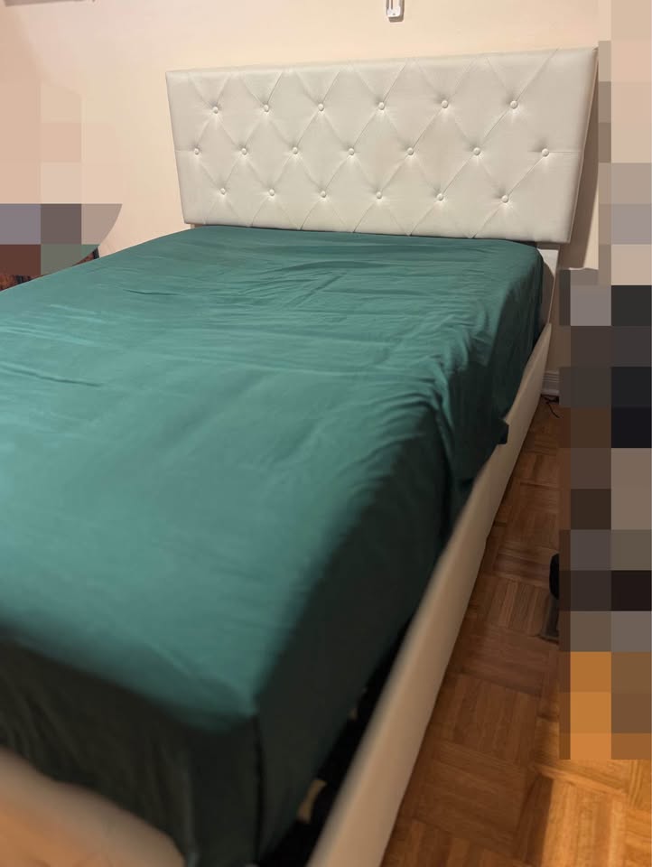 Bed frame with storage **mattress not included**
