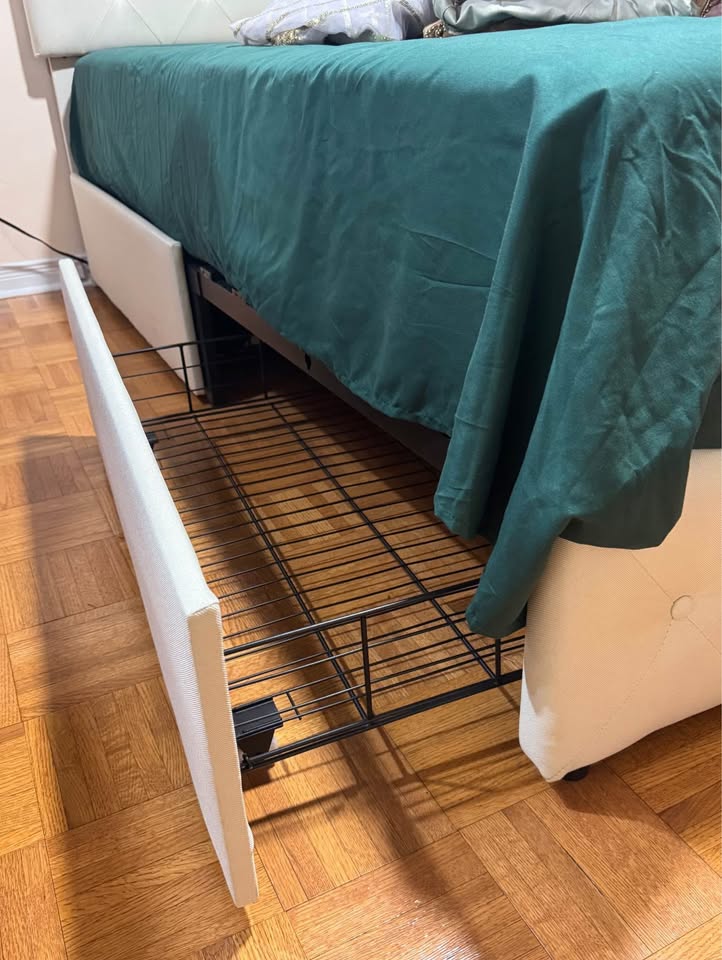 Bed frame with storage **mattress not included** - photo 3