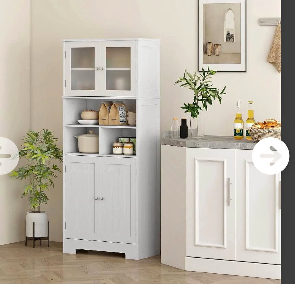 New 57” kitchen pantry cabinet