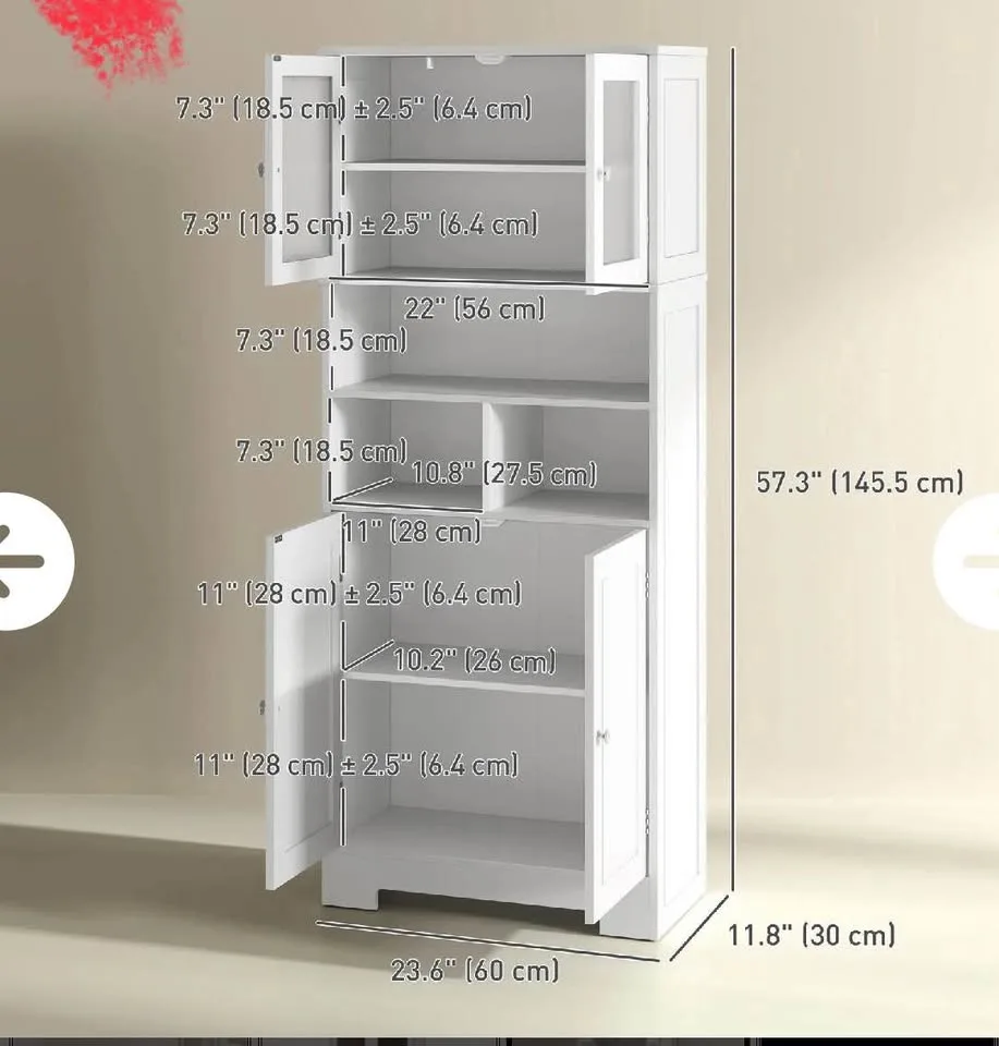 New 57” kitchen pantry cabinet image indicator(3)