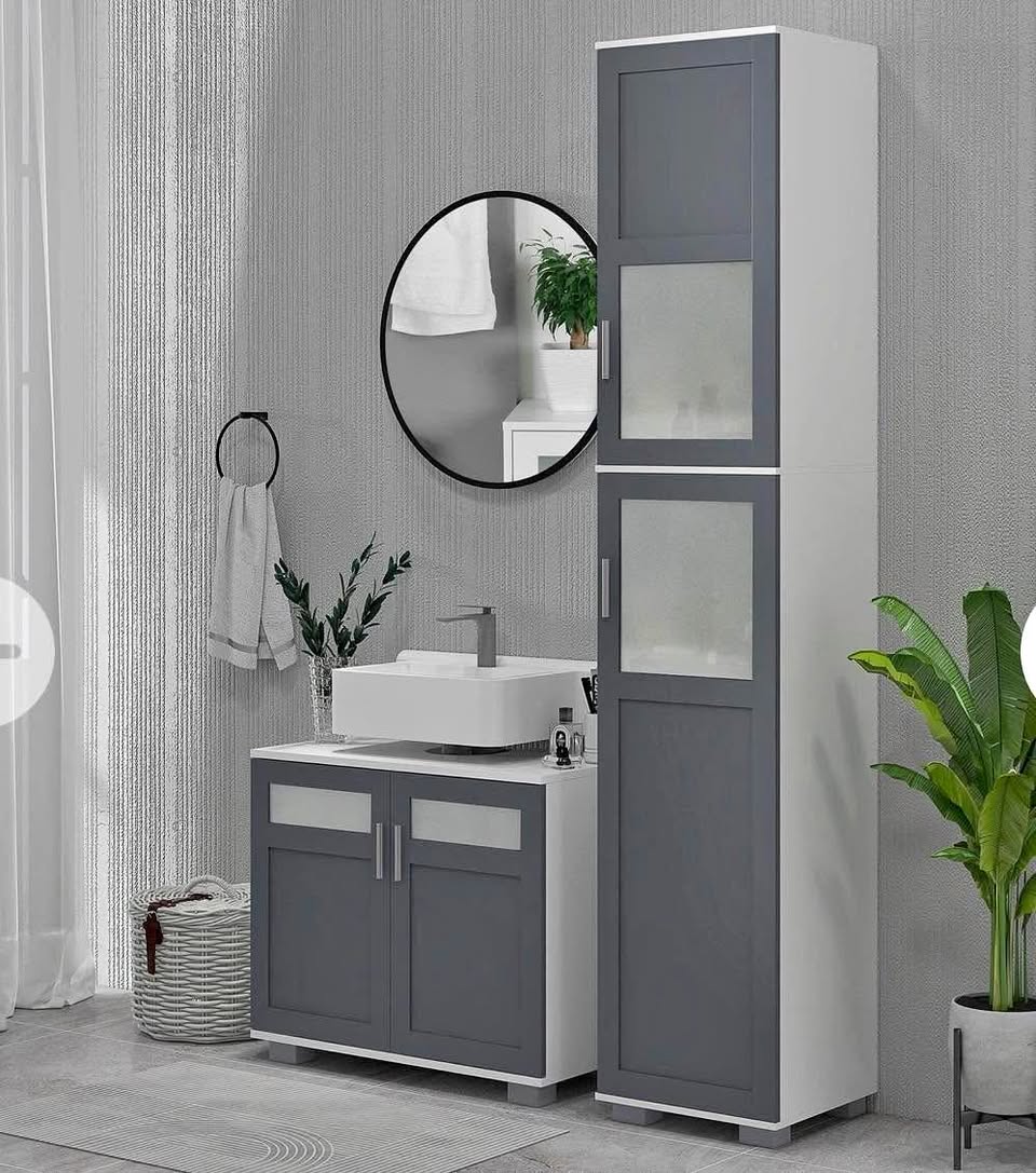 NEW Tall Bathroom Storage Cabinet