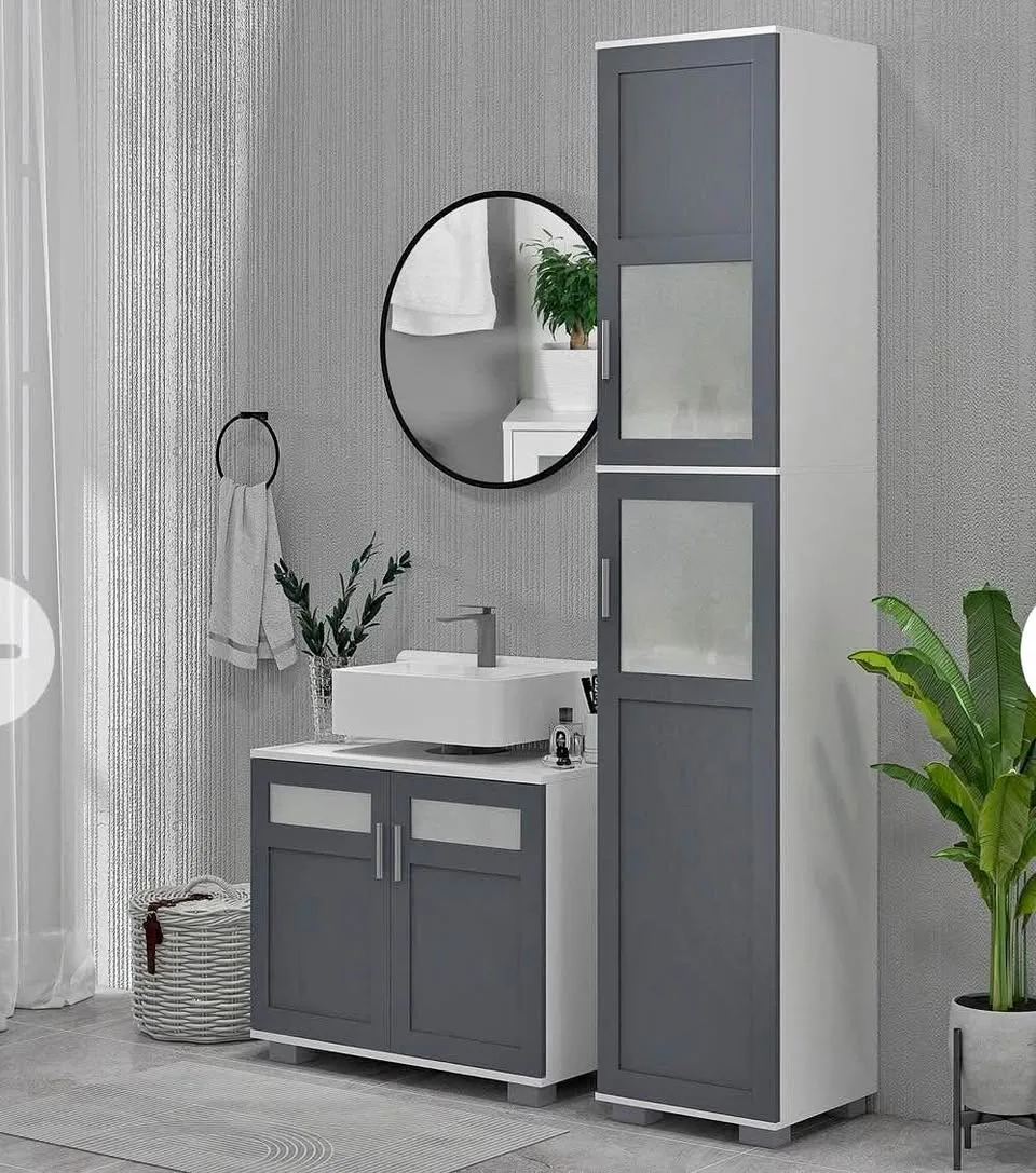 NEW Tall Bathroom Storage Cabinet thumbnail