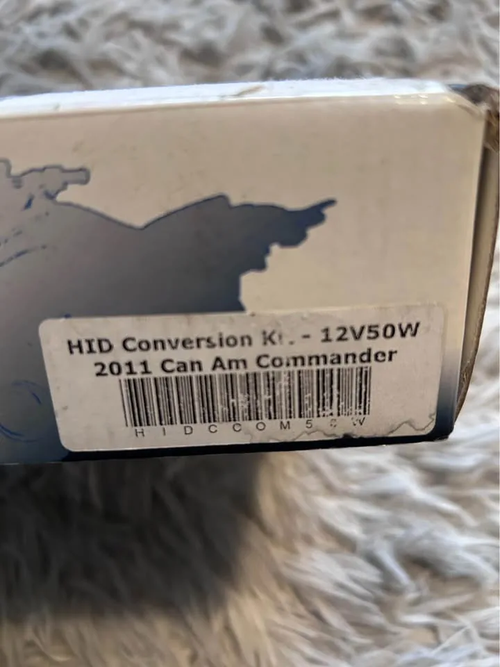 HID conversion kit 12v50w Can Am Commander 2011 image indicator(2)