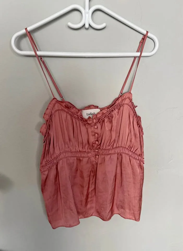 ba&sh Yael Satin Cami Top