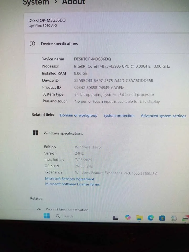 DELL Core i5 All In One Computer image indicator(6)