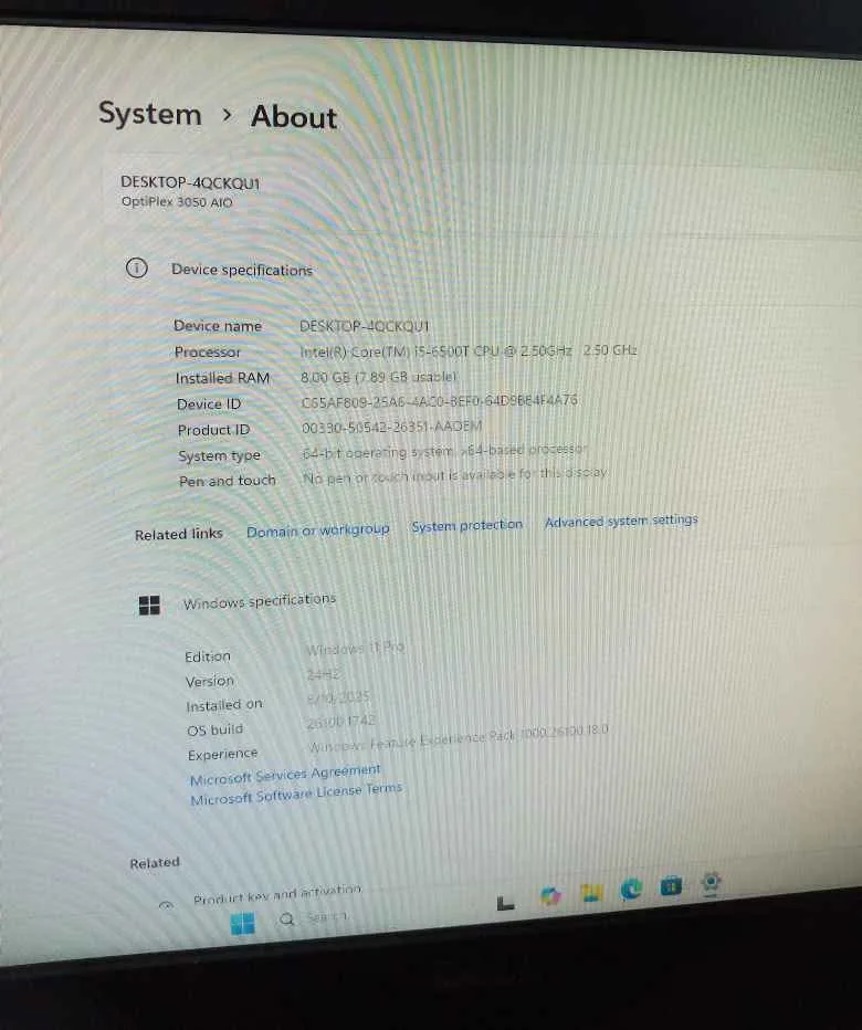 All In One Computer DELL Core i5 6th Generation image indicator(5)
