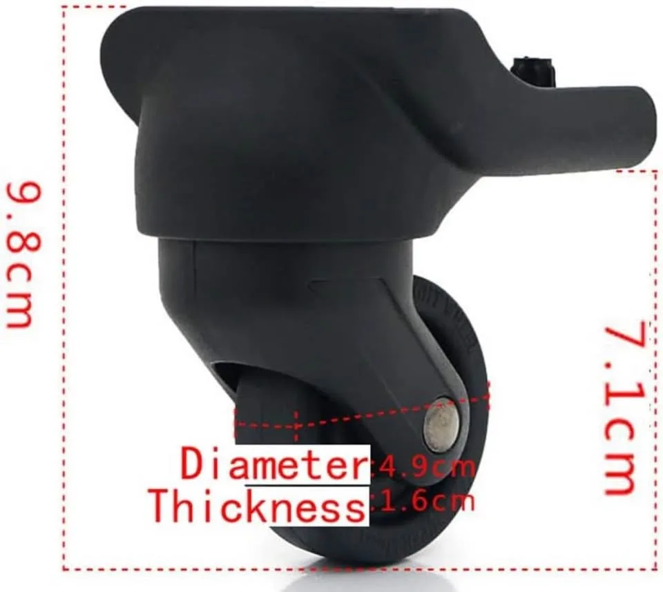Samsonite Luggage/ Suitcase Replacement Wheels (Box Wheels) image indicator(2)