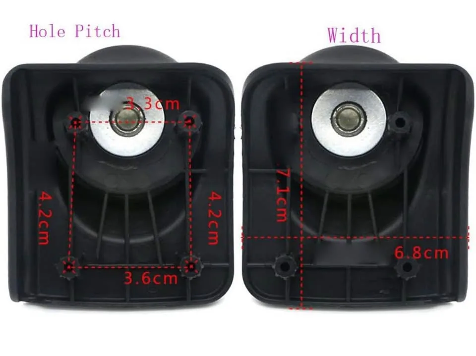Samsonite Luggage/ Suitcase Replacement Wheels (Box Wheels) image indicator(3)