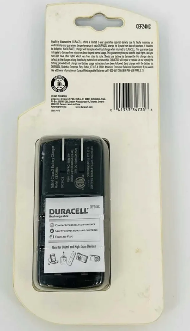 DURACELL GoEasy Charger + two AA 1700mAh NiMH batteries image indicator(2)
