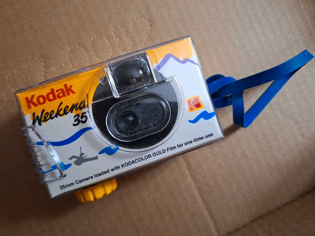 Underwater Kodak Weekender disposable camera