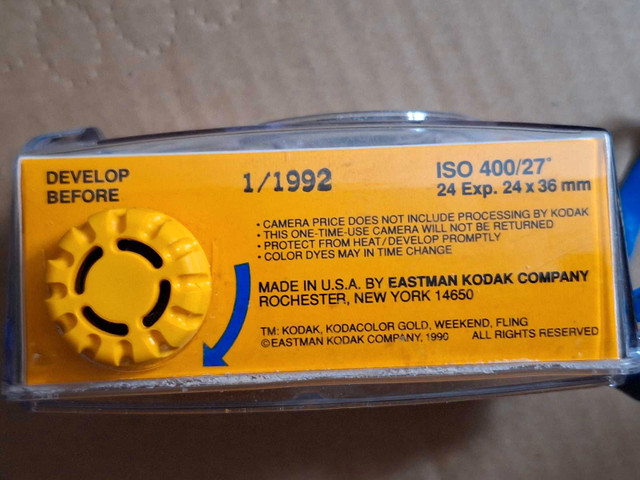 Underwater Kodak Weekender disposable camera - photo 5