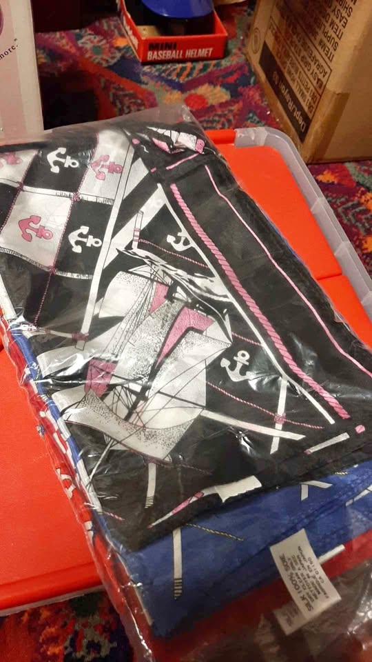 Vintage Bill Blass Silk Scarves $25 Each Nautical/Stripes JAPAN