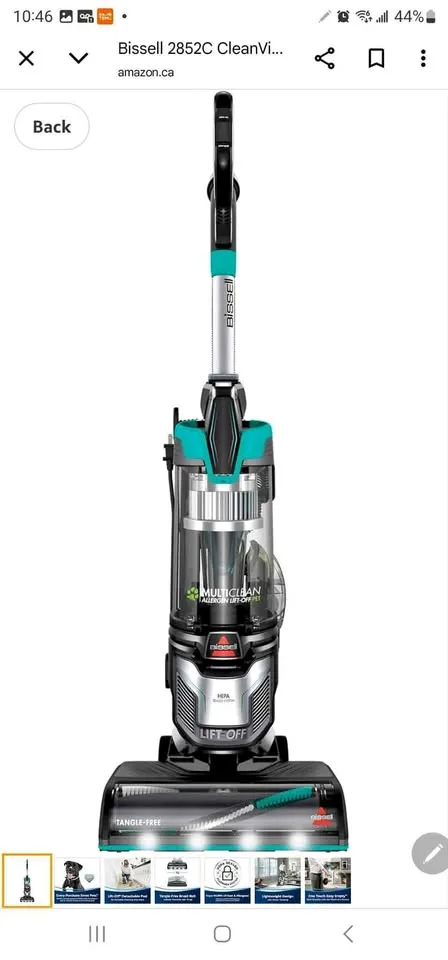 Bissell 2998 MultiClean Allergen Lift-Off Pet Vacuum thumbnail