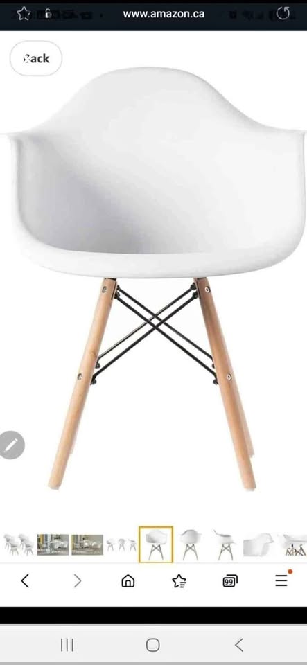 Mid-Century Modern Dining Chairs - Set of 4
