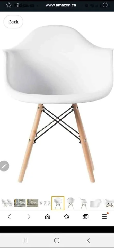 Mid-Century Modern Dining Chairs - Set of 4 thumbnail