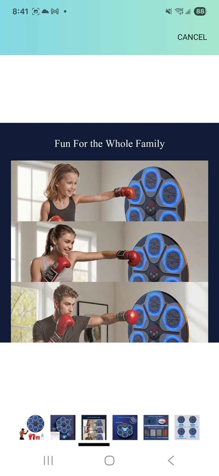 Music Boxing Machine with Two Boxing Gloves - photo 3
