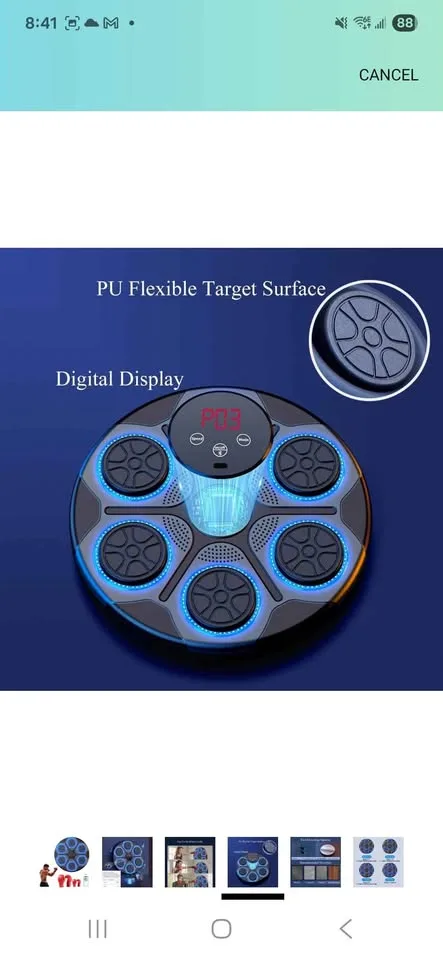 Music Boxing Machine with Two Boxing Gloves image indicator(4)