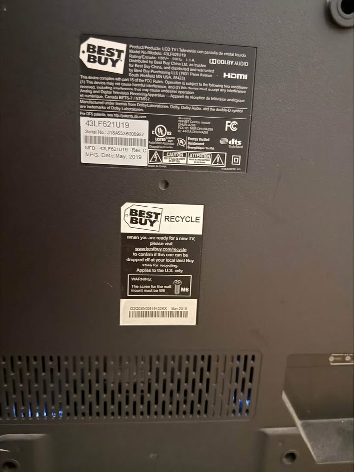 Best Buy 43” LCD TV Smart Fire TV - photo 2