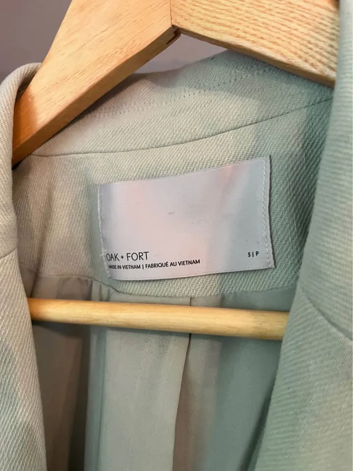 Oversized linen blazer Oak and Fort image indicator(4)