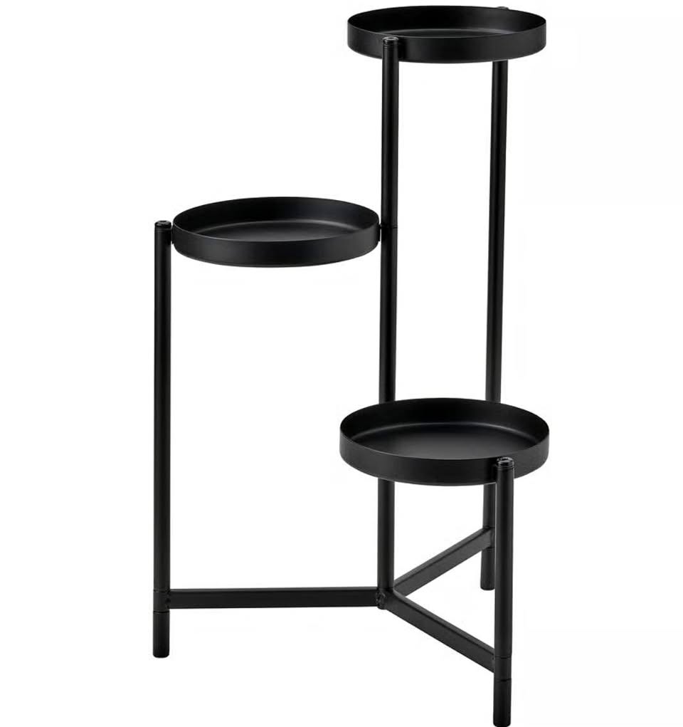 IKEA OLIVBLAD Multi Plant Stand – Black, 58 cm (22 ¾”)