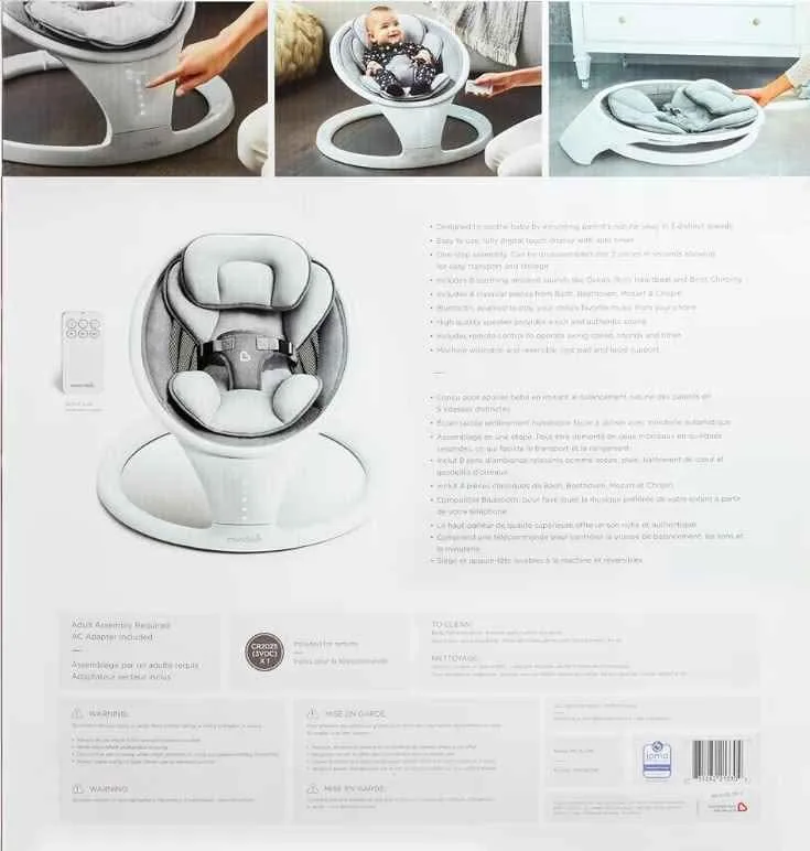 Munchkin Bluetooth Baby Swing with Remote image indicator(7)