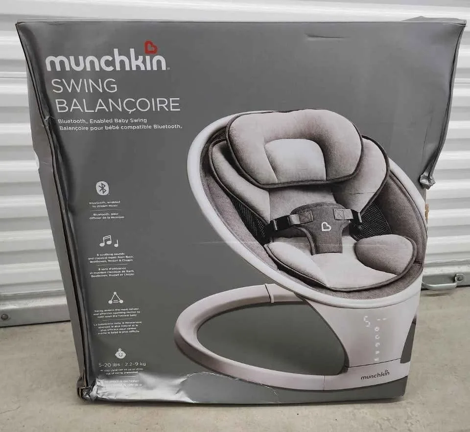 Munchkin Bluetooth Baby Swing with Remote image indicator(8)