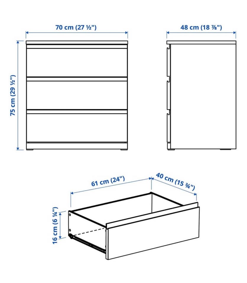Black 3-drawer Dresser *IT’S AVAILABLE* - photo 5