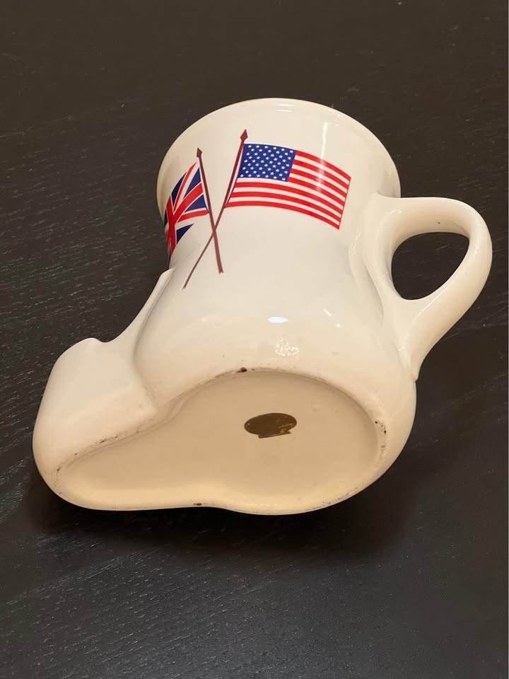 Vintage Porcelain Shaving Scuttle Mug made by Lego Japan - photo 4