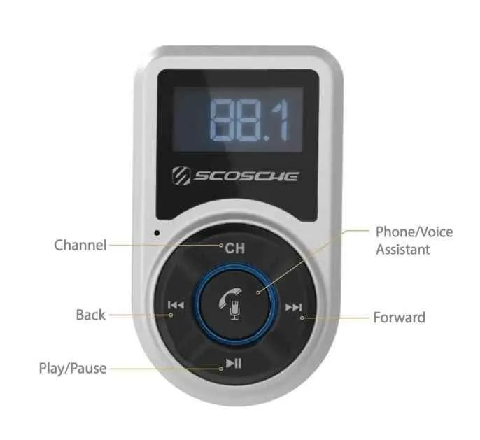 Scosche Hands-Free Car Kit, with Power Delivery Charger image indicator(3)