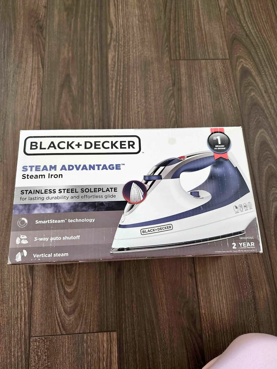 Black and Decker steam iron