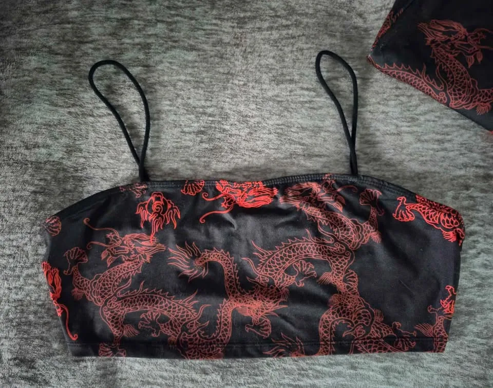 Cropped Top & Skirt Set image indicator(5)