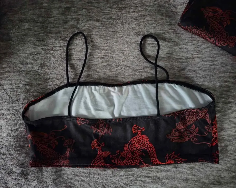 Cropped Top & Skirt Set image indicator(6)