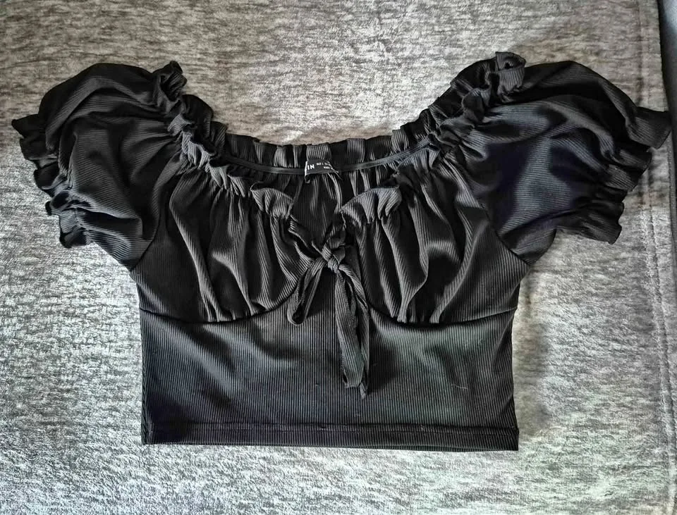 Cropped Off-Shoulder Top thumbnail