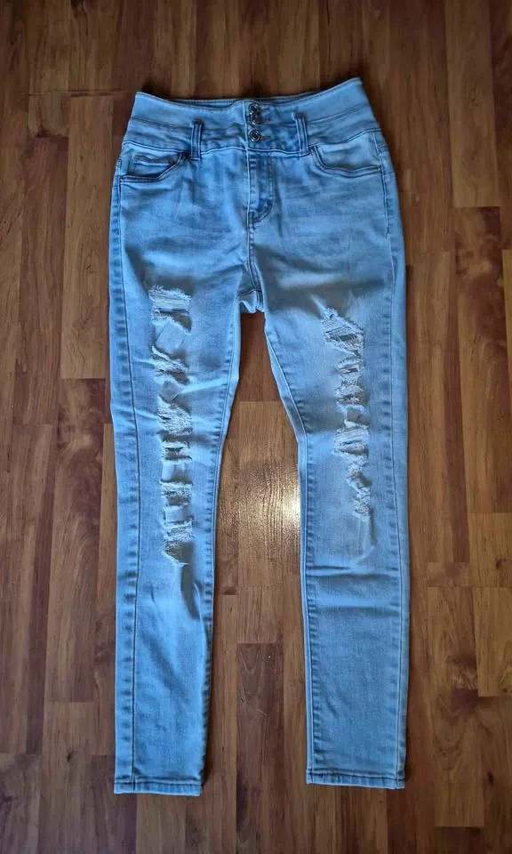 High Rise Push Up Skinny Jeans thumbnail