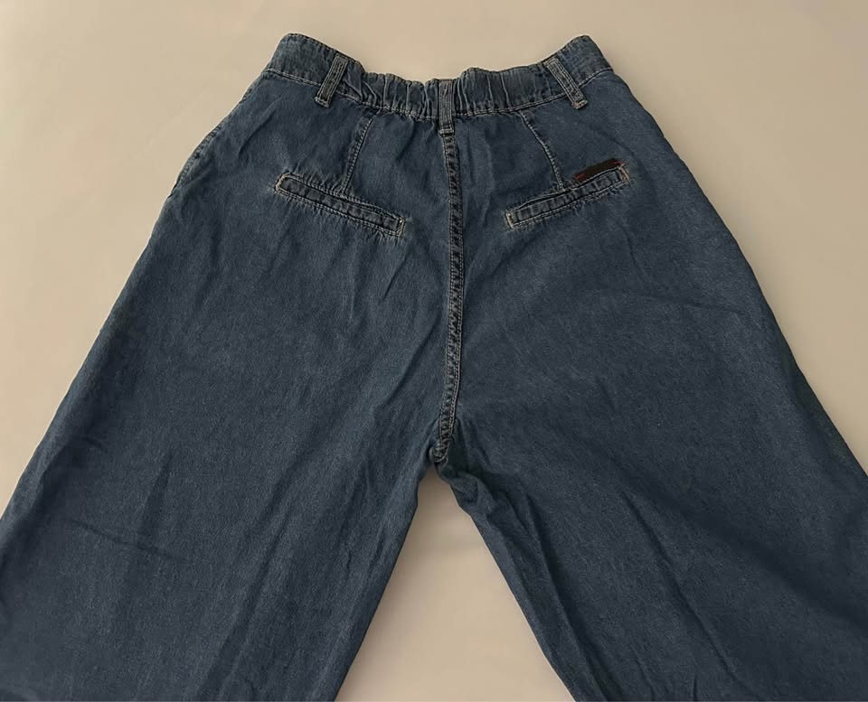 Loose Fit Flared Denim - photo 3