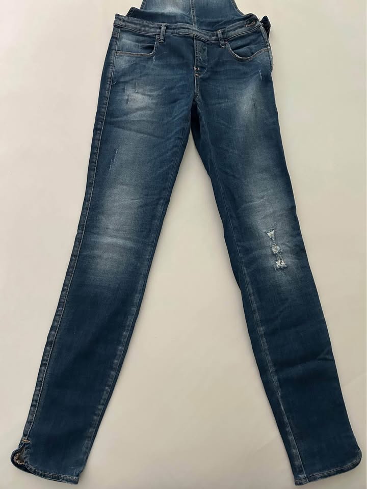 Denim Overall with Open Back Top - photo 4