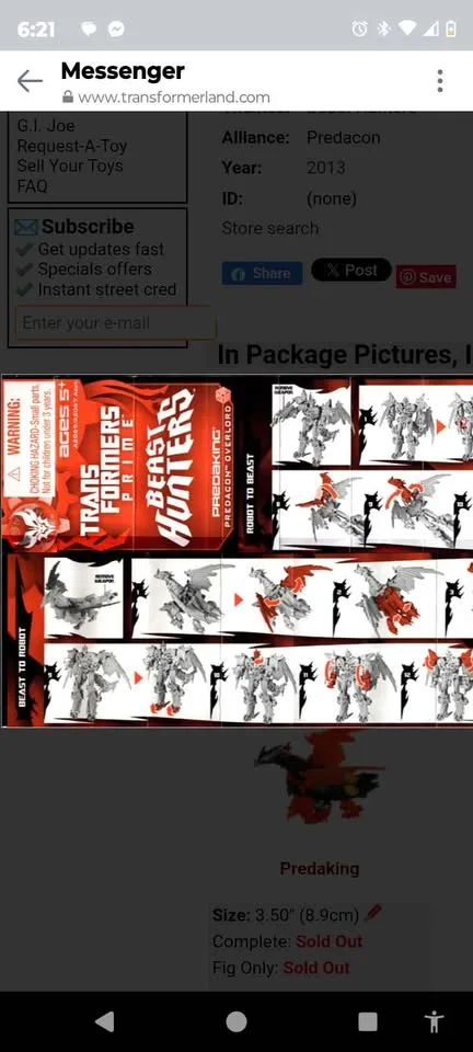 Transformers Prime Predaking (2013) image indicator(9)