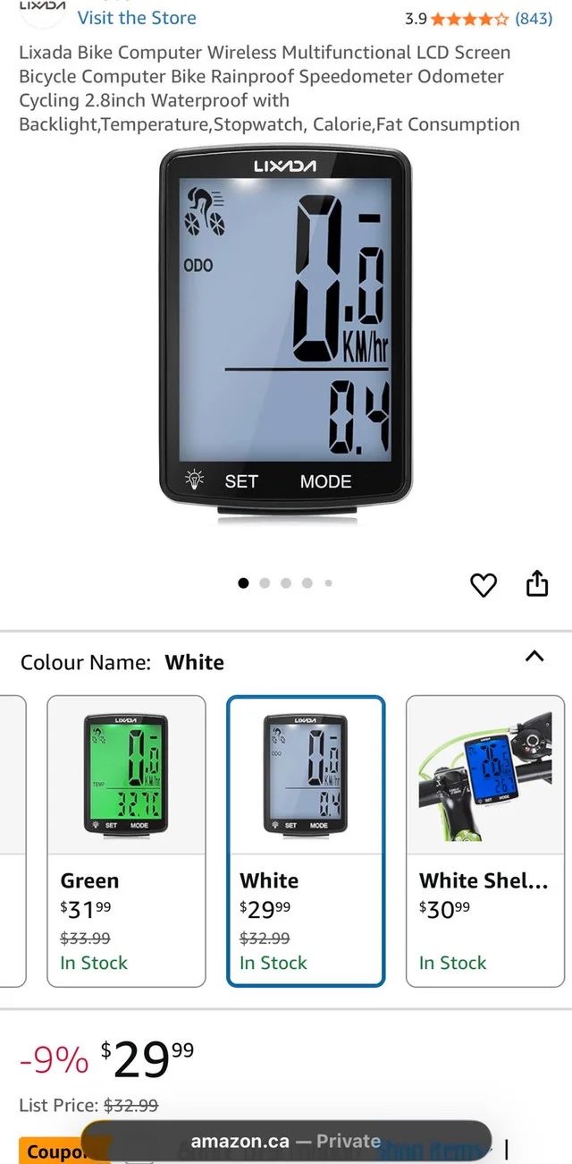 Lixada Bike Computer- Brand new with box image indicator(3)