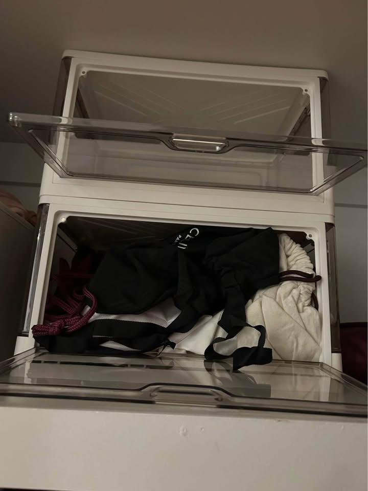 3-Pack Clear Stackable Storage Bins - MUST GO BY 10/31 - photo 3